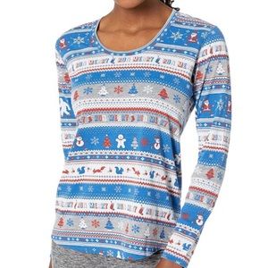 Brooks Women’s  long sleeve top Christmas Holiday Run Merry